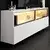 HANAH HOME TV Polica Ekol Up White