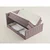 Vijolična boxspring postelja s prostorom za shranjevanje 200x200 cm Caya – Maison de Reve