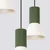 Sollux SL.1873 - Luster na sajli ESTRIA 3xE14/10W/230V pr. 30 cm zelena