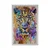 Plakat leopard v imitaciji umetniške slike - 60x90 silver