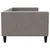 Vidaxl Raztegljiva postelja taupe 90x200 cm blago