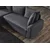 Atelier del Sofa Ugaona sofa na razvlačenje Flavia, 230x72x125 cm, Tamnosiva