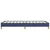 Vidaxl posteljni okvir brez vzmetnice Modra 100x200 cm Tkanina