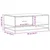 Stolić za kavu boja hrasta sonome 90x57x35 cm od drva i metala