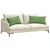 Jastučići za sofu 2 pcs Svijetlo zelena 80 x 40 cm