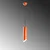 Opviq Luster Kesikboru, 37-114cm, O8 cm, Narandžasti
