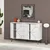 Hanah Home Komoda Dune 123x62,4x35cm Bela