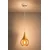 Luster na sajli LACRIMA WHITE 1xE27/60W/230V