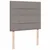 Vidaxl Box spring postelja z vzmetnico taupe 120x190 cm blago