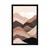 Plakat abstraktne oblike gore - 60x90 silver