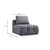 Atelier del Sofa Fotelja Amaris O1, 90 x 100 x 65 cm, Tamnosiva