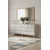 Hanah Home komoda Moka 150, 150 cm, bela / zlatna