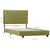 Vidaxl Posteljni okvir zeleno blago 90x200 cm