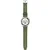 GS Univerzalni silikonski najlonski pašček 22 mm, zelen