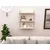Hanah Home Zidna polica Armoni, 72x85x20 cm, Krem