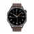 Smart Watch DT5, Crni (crna silikonska i braon kožna narukvica)