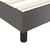 shumee Box spring postelja z vzmetnico siva 180x200 cm umetno usnje