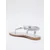Trendyol Shoes Ženske sandale Takss25Sd00004, Srebrne boje