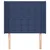 Vidaxl Vzglavje z ušesi modro 93x16x118/128 cm blago