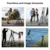 K&F Photography Tripod Dolly, Heavy Duty with 3 Rubber Wheels 44lbs Capacity Tripod Wheels.