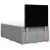 Vidaxl Boxspring postelja z vzmetnico svetlo siva 120x190 cm blago