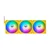 Thermaltake CT120 EX Reverse ARGB Sync Bumblebee 120 mm ohišni ventilator, 3-pack, PWM, osvetlitev ARGB