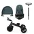 Kinderkraft Tricikl Easy Twist 2U1, Petrolej