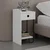 Hanah Home Noćni ormarić Sirius 32x61x30cm Beli
