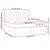 Vidaxl Box spring postelja z vzmetnico roza 160x200 cm žamet