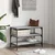 Klupa za cipele siva boja hrasta 70x38,5x49cm konstruirano drvo