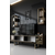 HANAH HOME Gold Line Walnut Black 1