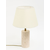 Opviq Stona lampa Astra, Krem