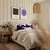 Tiskana slika z okvirjem 60x90 cm Blue Folklore – Styler