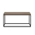 Hanah Home Loni Sto za dnevnu sobu Dore, Crno-Braon