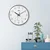 Timess Zidni sat, 36 cm, Crni