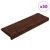 shumee vidaXL Preproge za stopnice 30 kosov 65x21x4 cm rjava