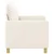 vidaXL Kavč Krem 126 x 81 x 87,5 cm Blago