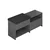 Hanah Home Cipelarnik Filux, 120,3x51x40,5 cm, Antracit