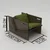 Hanah Home Fotelja Winner, 74x57x92 cm, Braon