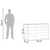 Vidaxl Vrtna visoka greda Rjava 150 x 50 x 91 cm