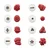 Set for decorating cakes, 22 pieces, stainless steel - MasterClass