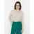 Trendyol Beige Crop Zippered Knitwear Cardigan