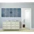 5-delna slika temno modri cvet Mandale - 150x75