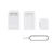Noosy adapter Nano Micro Sim 3u1 iPhone Set + ključ - Bijela KP14160