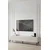 Hanah Home TV komoda Didema 180, 180 cm, bela / travertin