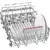 BOSCH Ugradna mašina za pranje sudova SPV4EMX24E 45cm bela