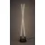 Rabalux Podna lampa Nivaro, LED, 28W, 3000K, 115cm, Crno-bela