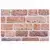 Zidne panele 10 pcs Crvena 100 x 50 cm EPS pjena