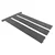 Rubber car mats VW Transporter T5 / T6 2003- (Multivan, 2nd and 3rd row)