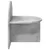 Noćni ormarić 2 pcs Betonska siva 40 x 35,5 x 45,5 cm